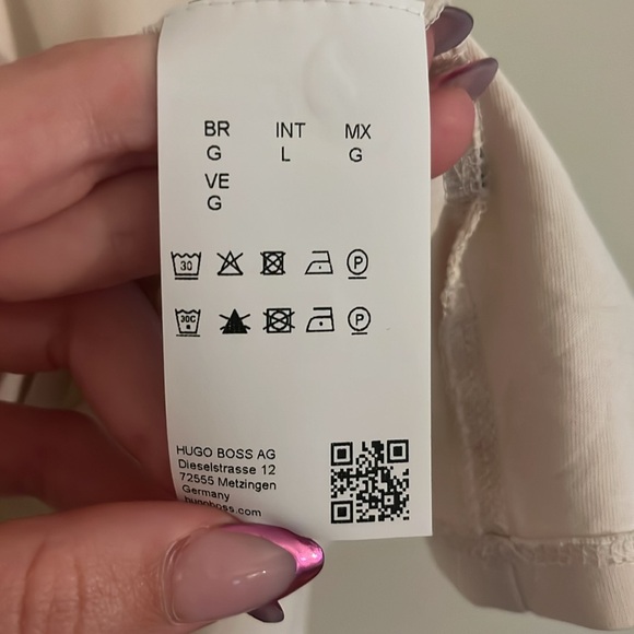 BOSS C Enoemi Smocked Top - L - Picture 5 of 5